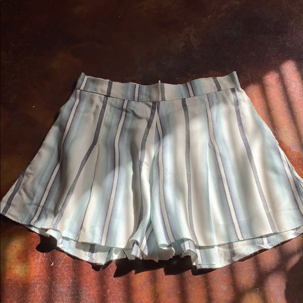 Show me your Mumu Blue striped shorts